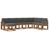 vidaXL Set de canapele de exterior 8 buc. Natural și Antracit