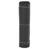 vidaXL Membrană antiburuieni, negru, 0,5x25 m, PP