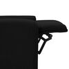 vidaXL Fotoliu de masaj cu ridicare, negru, material textil