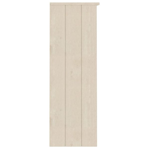 vidaXL Raft sup. comodă „HAMAR” maro miere 85x35x100 cm lemn masiv pin