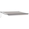 vidaXL Copertină retractabilă Gri deschis 400 &times; 300 cm