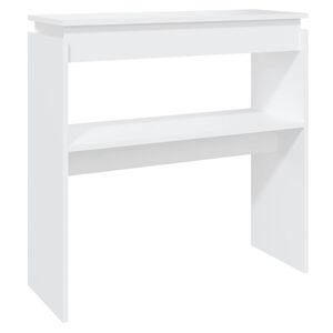 vidaXL Masă consolă, alb, 80x30x80 cm, PAL