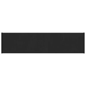 vidaXL Prag de fereastră Negru cu fibră de lemn 60 x 20 x 4,5 cm PVC