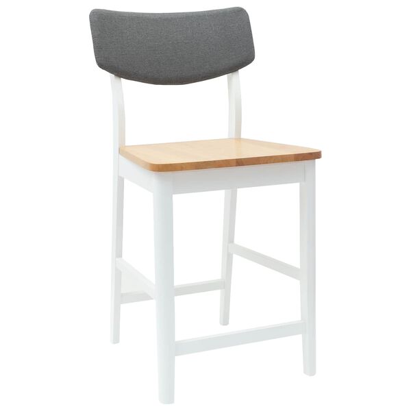 vidaXL Scaune de dining 2 pcs Alb 48 x 49 x 95 cm