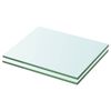 vidaXL Rafturi, 2 buc., 20 x 20 cm, panouri sticlă transparentă