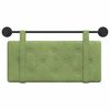vidaXL Cap de pat suspendat Verde deschis 100 x 55 x 5 cm Catifea