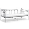 vidaXL Cadru pat canapea, gri, 90x200 cm, metal