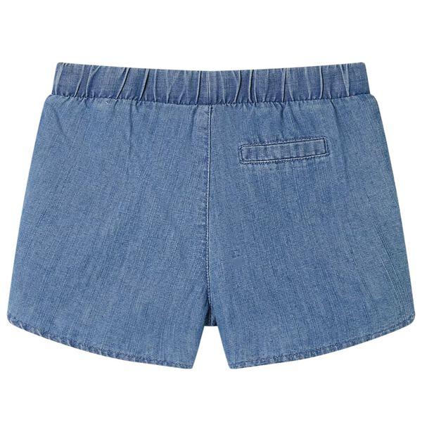 Pantaloni scurți pentru copii, albastru denim, 116