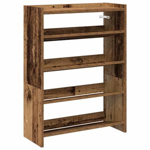 vidaXL Pantofar, Lemn vechi, 60x25x81 cm, lemn compozit
