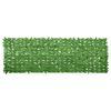 vidaXL Paravan de balcon, frunze verde &icirc;nchis, 300x100 cm