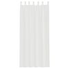 vidaXL Perdele Voile cu Bucle 2 buc Alb 140x225 cm