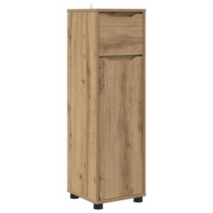 vidaXL Dulap de Baie Stejar Artizanal 30,5 x 30 x 101 cm Lemn compozit
