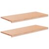 vidaXL Pervazuri 2 buc. natural 90 x 40 x 2 cm Lemn de fag masiv