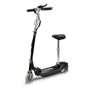 vidaXL Trotinetă electrică cu șa, negru, 120 W