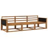 vidaXL Set de canapele de exterior 3 buc. natural Lemn Solid de Acacia