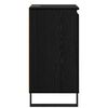 vidaXL Bufet Stejar Negru 40 x 35 x 70 cm Lemn compozit