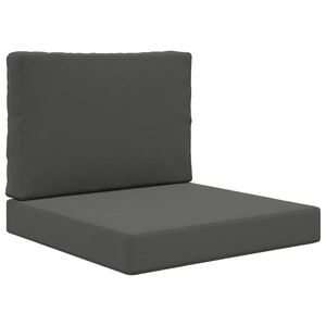 vidaXL Perna pentru canapea de exterior Poliester Antracit 60 x 60 cm