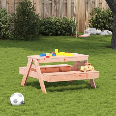 vidaXL Masă de picnic pentru copii, 88x97x52 cm, lemn masiv douglas