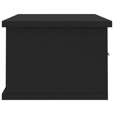 vidaXL Dulap de perete cu sertare, negru, 60x26x18,5 cm, PAL