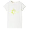 Tricou pentru copii, ecru, 128