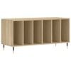 vidaXL Dulap pentru discuri stejar sonoma 100x38x48 cm, lemn prelucrat