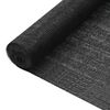 vidaXL Plasă protecție intimitate, negru, 3,6x25 m, HDPE, 75 g/m&sup2;