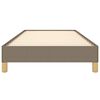 vidaXL Cadru de pat fără saltea Taupe 80x200 cm țesătură