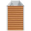 vidaXL Strat &icirc;nălțat de grădină 485 x 50 x 68 cm Oțel Galvanizat