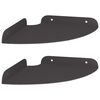 vidaXL Raft suspendat cu raft cu depozitare 2 pcs Negru 18 x 18 x 2 cm