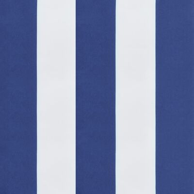 vidaXL Perne de scaun, 2 buc., albastru&alb, 50x50x7 cm, textil oxford