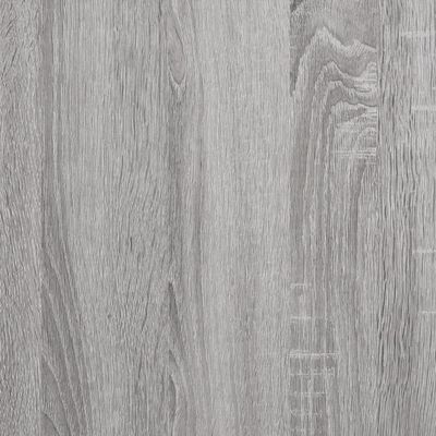 vidaXL Dulap de baie, gri sonoma, 30x30x190 cm, lemn prelucrat