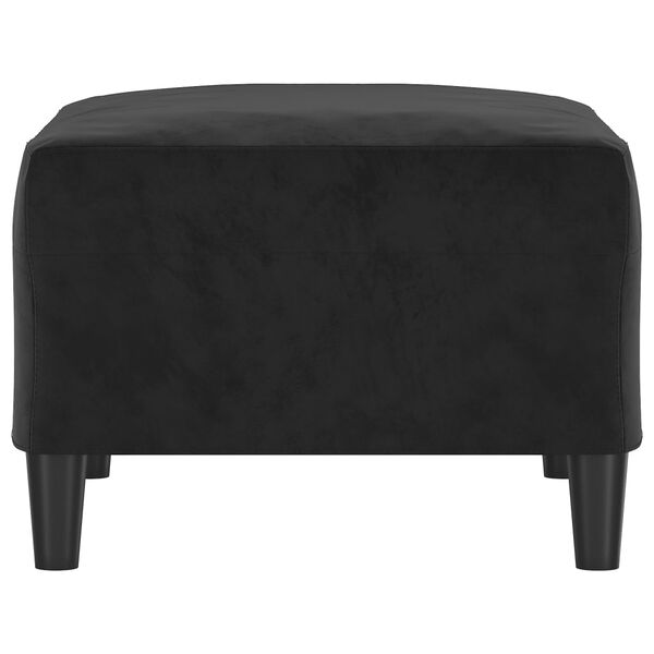 vidaXL Taburet, negru, 70x55x41 cm, catifea