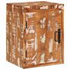 vidaXL Noptieră Maro 35 x 33 x 48 cm Lemn masiv recuperat