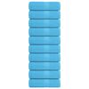 vidaXL Prosoape de baie, FROGN, 10 buc., turcoaz, 30x30 cm, 360 g/m&sup2;
