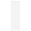 vidaXL Suport de plante, alb, 33x33x100 cm, lemn prelucrat