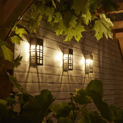 Luxform Lampă de grădină solară LED hibridă inteligentă „Oregon PIR”