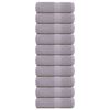 vidaXL Prosoape de baie, FROGN, 10 buc., gri, 30x30 cm, 360 g/m&sup2;