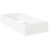 vidaXL Cadru de pat pentru bază de pat reglabilă Alb 90 x 200 cm