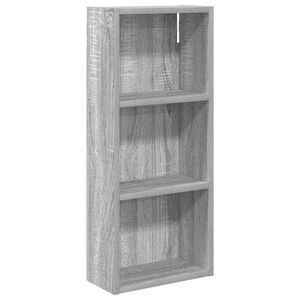 vidaXL Dulap de perete pentru baie Sonoma gri 30 x 14 x 70 cm