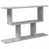 vidaXL Raft de perete Gri Beton 80 x 15 x 50,5 cm Lemn prelucrat