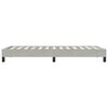 vidaXL Cadru de pat fără saltea, gri deschis, 80x220 cm, catifea