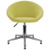 vidaXL Scaun de birou pivotant, verde, material textil
