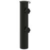 vidaXL Tub pentru Bază de Parasol 0.6 kg Negru Fier for 40-50 mm Pole