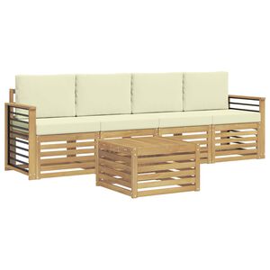 vidaXL Set de canapele de exterior 5 buc.