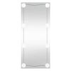 vidaXL Oglindă de perete cu lumini LED 40x80 cm sticlă dreptunghiular