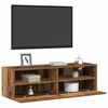 vidaXL Dulap TV de perete Lemn vechi 100 x 30 x 30 cm Lemn compozit