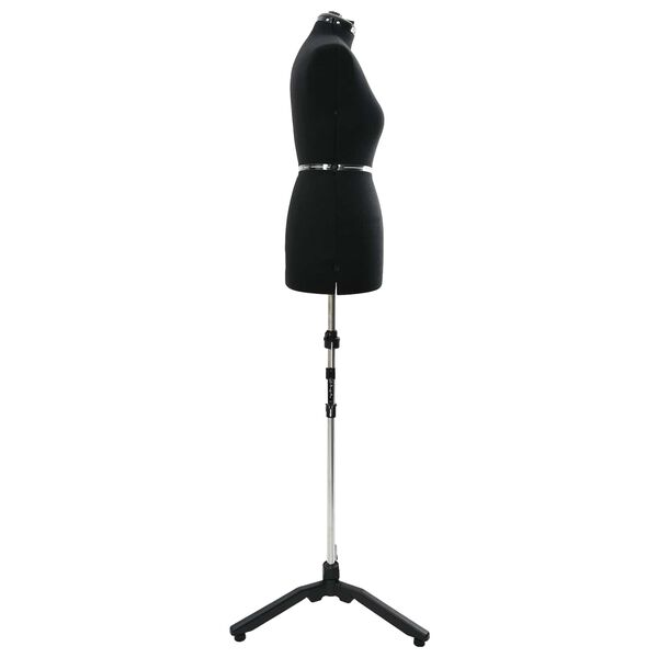 vidaXL Formă Rochie Ajustabilă pentru Femei Negru m Catifea