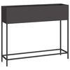 vidaXL Ghiveci ridicat pentru grădină Negru 100 x 26 x 82 cm Oțel
