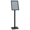 vidaXL Suport poster tip pedestal a3 Fontă Negru