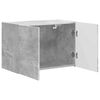vidaXL Dulap TV de perete Pe perete Gri din beton 59,5 x 31 x 40 cm